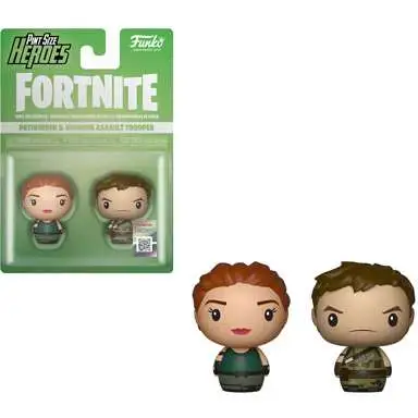 Funko Fortnite Pint Size Heroes Pathfinder & Highrise Assault Trooper Vinyl Figure 2-Pack