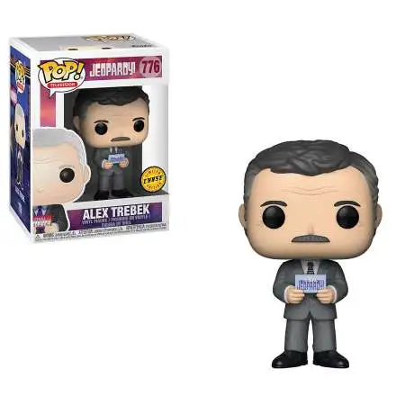 Funko Jeopardy POP! Television Alex Trebek Vinyl Figure #776 [With Mustache, Chase Version, Damaged Package]