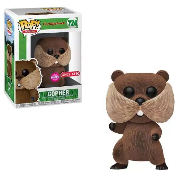Funko Caddyshack POP! Movies Gopher Vinyl Figure #724 [Flocked, Damaged Package]