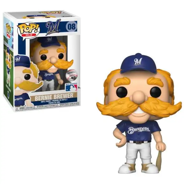 Funko Milwaukee Brewers POP! MLB Mascots Bernie the Brewer Vinyl Figure #08 [Mascot, Damaged Package]
