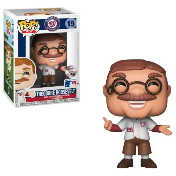 Funko Washington Nationals POP! MLB Mascots Teddy Roosevelt Vinyl Figure #15 [Mascot, Damaged Package]