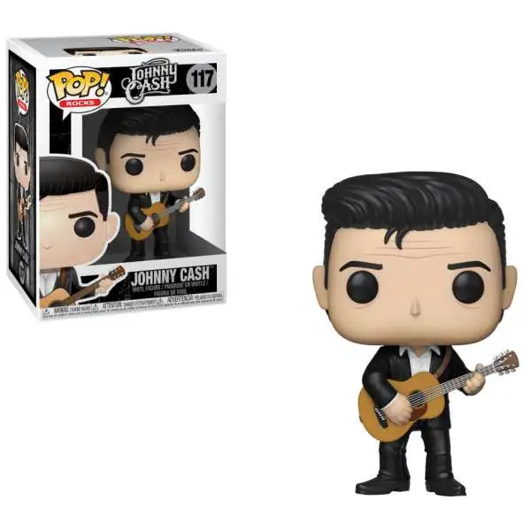 Funko POP! Rocks Johnny Cash Vinyl Figure #117 [Holding Guitar, Damaged Package]