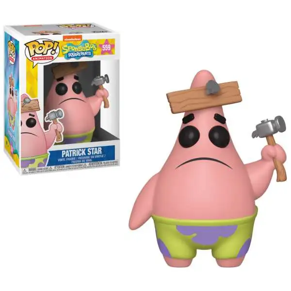 Funko Spongebob Squarepants POP! Animation Patrick Star Vinyl Figure #559 [with Board, Damaged Package]