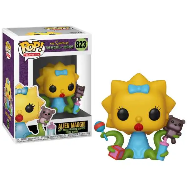 Funko The Simpsons Treehouse of Horror POP! Animation Alien Maggie Vinyl Figure [Damaged Package]