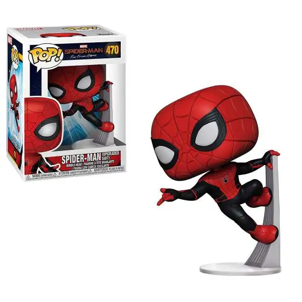 Funko Spider-Man Far From Home POP! Marvel Spider-Man Vinyl Figure #470 [Upgraded Suit]