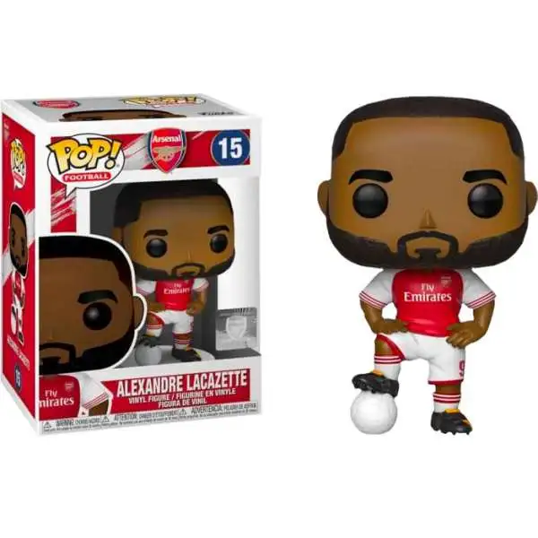 Funko Premier League Arsenal F.C. POP! Football (Soccer) Alexandre Lacazette Vinyl Figure #15 [Damaged Package]
