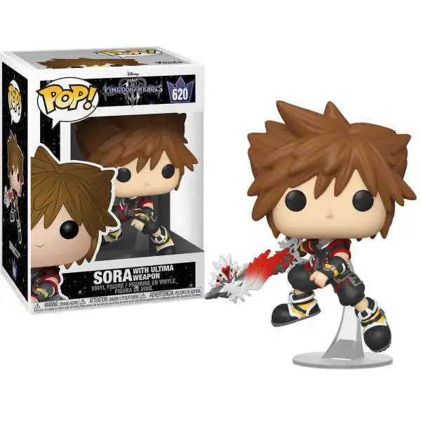 Funko Kingdom Hearts POP! Disney Sora with Ultima Weapon Vinyl Figure #620 [Damaged Package]