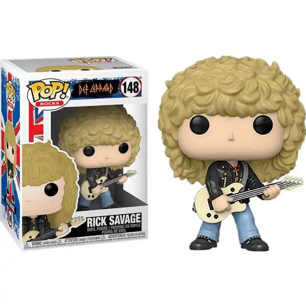 Funko Def Leppard POP! Rocks Rick Savage Vinyl Figure #148 [Damaged Package]