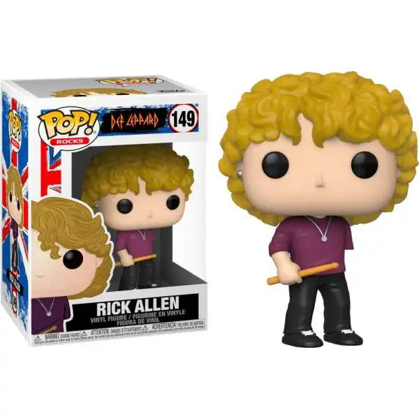 Funko Def Leppard POP! Rocks Rick Allen Vinyl Figure #149