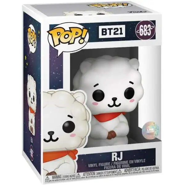 Funko BT21 Line Friends POP! Animation RJ Vinyl Figure [Damaged Package]