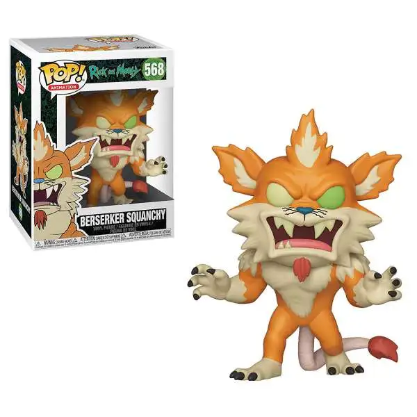 Funko Rick & Morty POP! Animation Berserker Squanchy Vinyl Figure