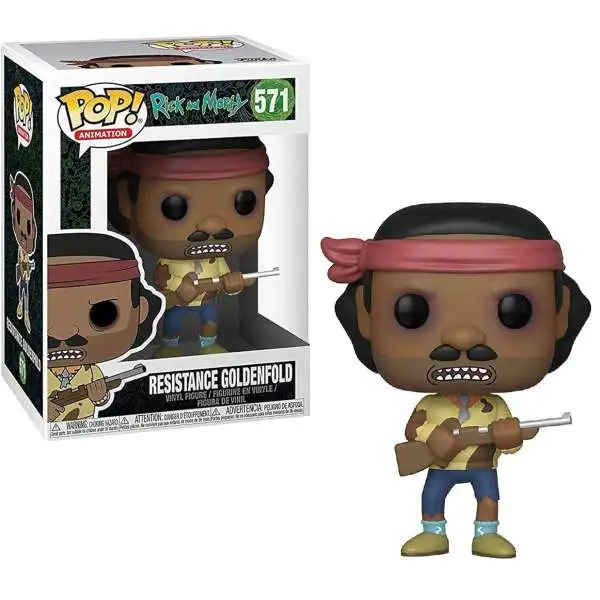 Funko Rick & Morty POP! Animation Resistance Goldenfold Vinyl Figure #571