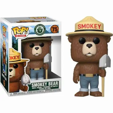Funko POP! Ad Icons Smokey Bear Vinyl Figure #75 [Shovel, Damaged Package]