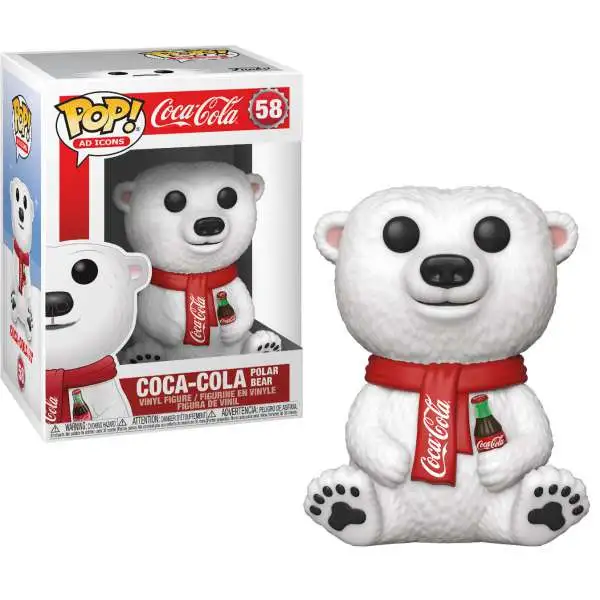 Funko Coca-Cola POP! Ad Icons Polar Bear Vinyl Figure #58