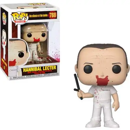 Funko Silence of the Lambs POP! Movies Hannibal Lecter Vinyl Figure #788 [Bloody, Holding Billy Club, Damaged Package]