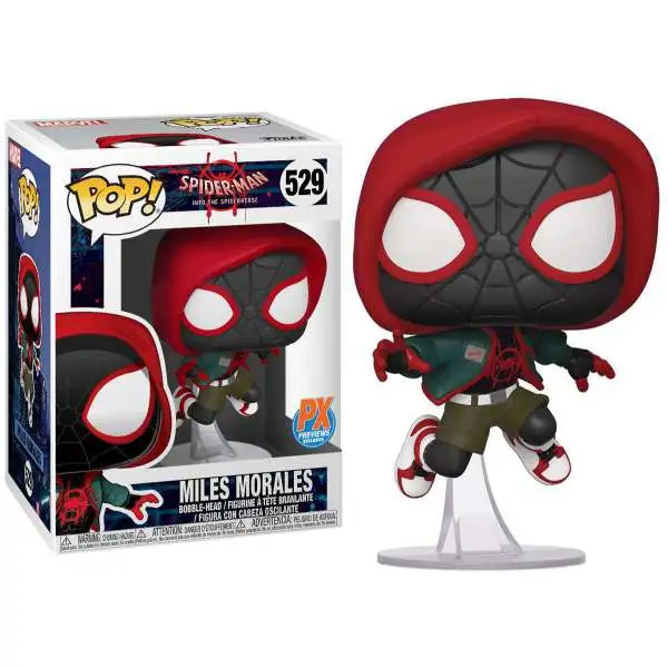 Funko Spider-Man Into the SpiderVerse POP! Marvel Miles Morales Exclusive Vinyl Bobble Head #529 [Casual, Damaged Package]
