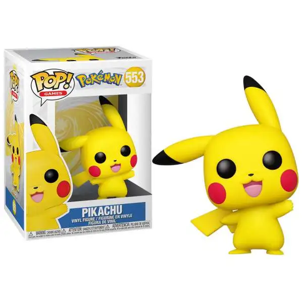 Funko Pokemon POP! Games Pikachu Vinyl Figure #553 [Waving]