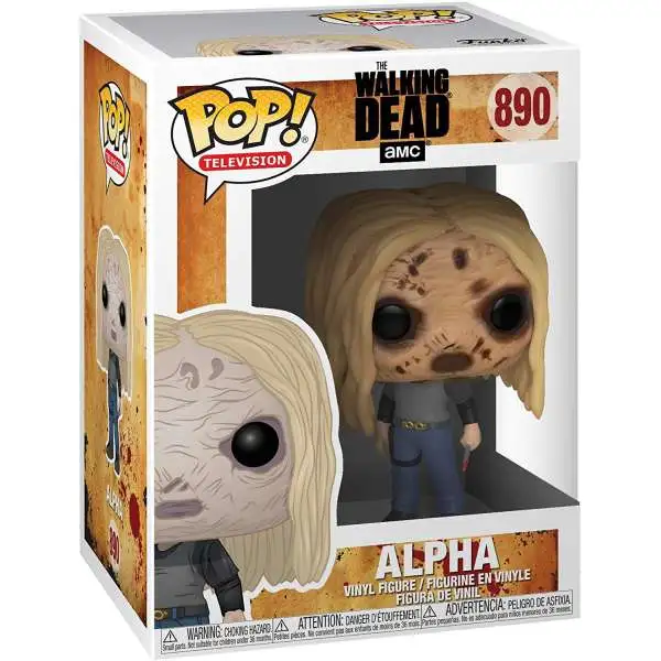 Funko The Walking Dead POP! Television Alpha Vinyl Figure #890 [Mask, Damaged Package]