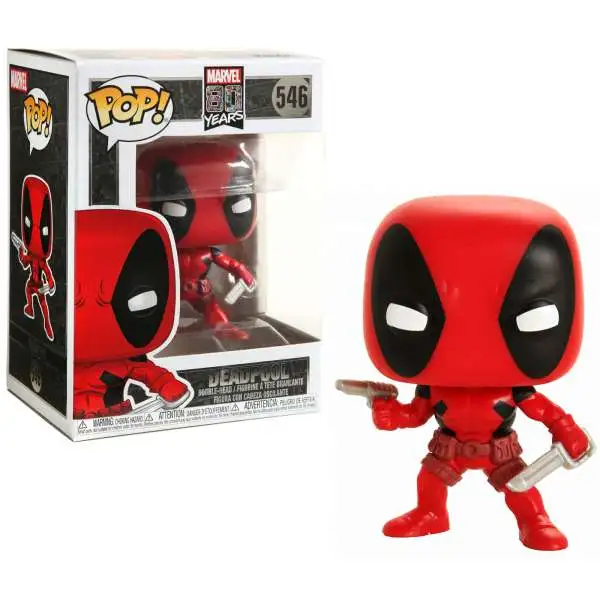 Funko 80th Anniversary POP! Marvel Deadpool Vinyl Figure #546 [First Appearance, Damaged Package]