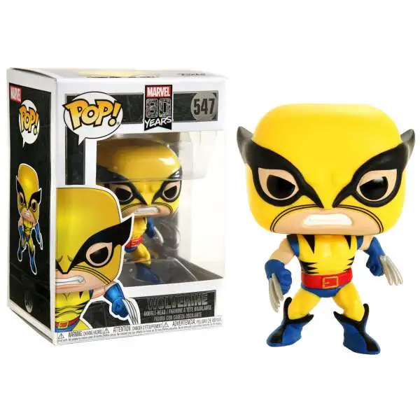 Funko 80th Anniversary POP! Marvel Wolverine Vinyl Figure #547 [First Appearance, Damaged Package]