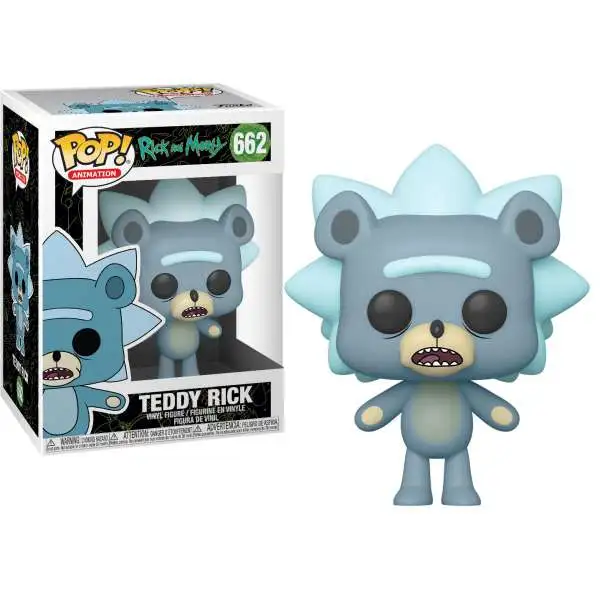 Funko Rick & Morty Pop! Animation Teddy Rick Vinyl Figure [Regular Version, Clean]