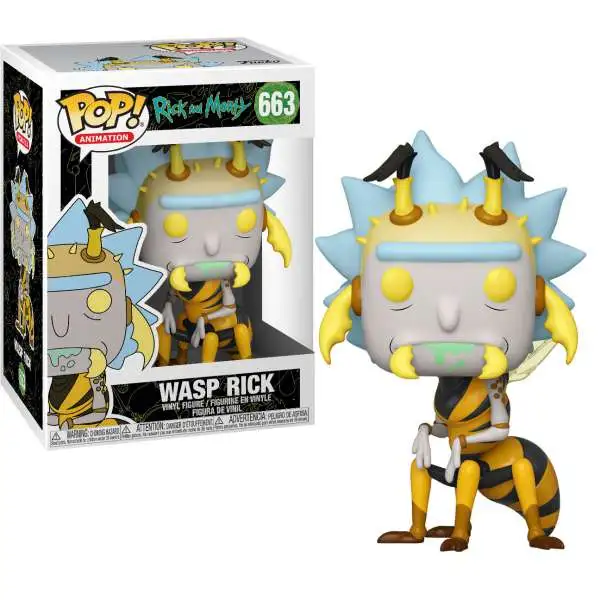 Funko Rick & Morty Pop! Animation Wasp Rick Vinyl Figure