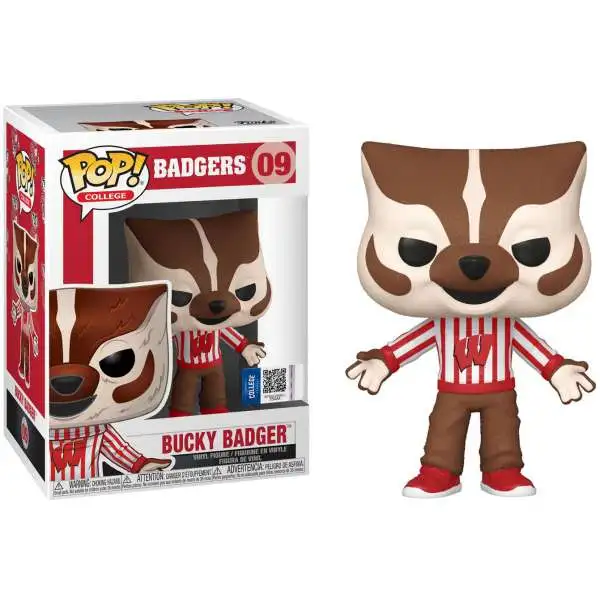 Funko University Of Wisconsin POP! College Bucky Badger Vinyl Figure #09 [Damaged Package]