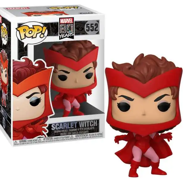Funko 80th Anniversary POP! Marvel Scarlet Witch Vinyl Figure #552 [First Appearance, Damaged Package]