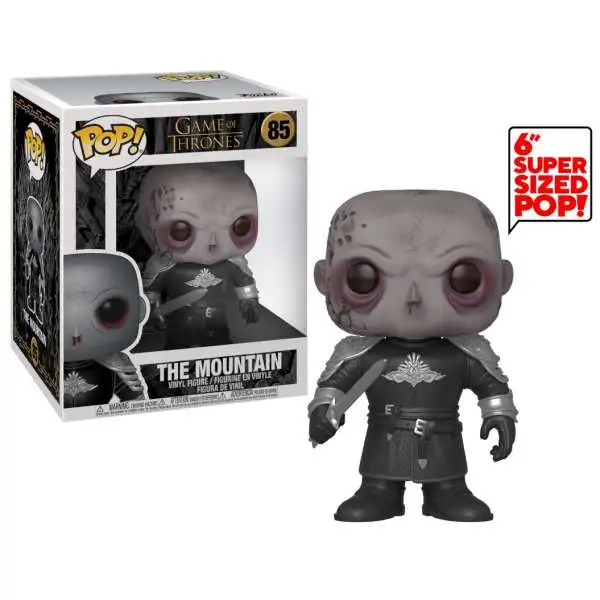 Funko POP! Game of Thrones The Mountain 6-Inch Vinyl Figure #85 [Unmasked, Super-Sized]