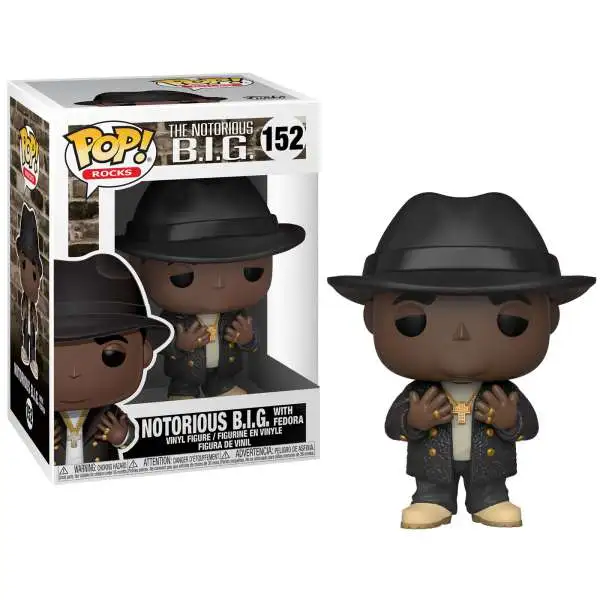 Funko Biggie Smalls POP! Rocks Notorious BIG Vinyl Figure #152 [Fedora, Damaged Package]