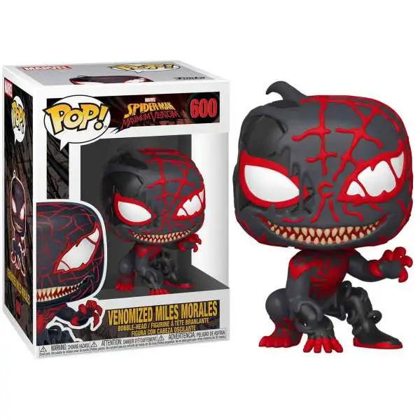 Funko POP! Marvel Venomized Miles Morales Vinyl Figure #600 [Damaged Package]