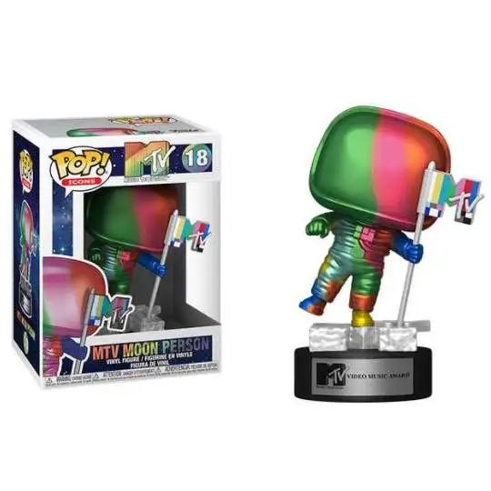 Funko POP! Ad Icons MTV Moon Person Vinyl Figure #18 [Rainbow]