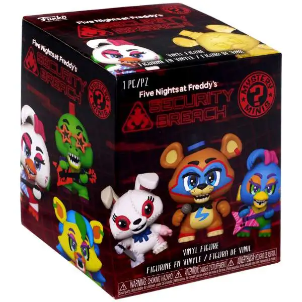 Funko Five Nights at Freddy's Mystery Minis Security Breach Mystery Pack [1 RANDOM Figure, Damaged Package]