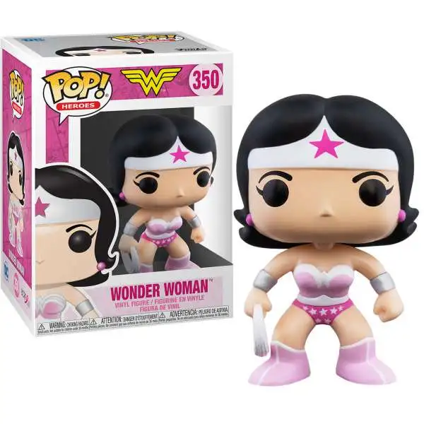 Funko DC Breast Cancer Awareness POP! Heroes Wonder Woman Vinyl Figure #350 [Breast Cancer Awareness]