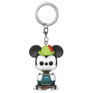 Funko Disneyland Resort 65th Anniversary Pocket POP! Matterhorn Bobsleds Attraction Keychain [with Mickey Mouse]