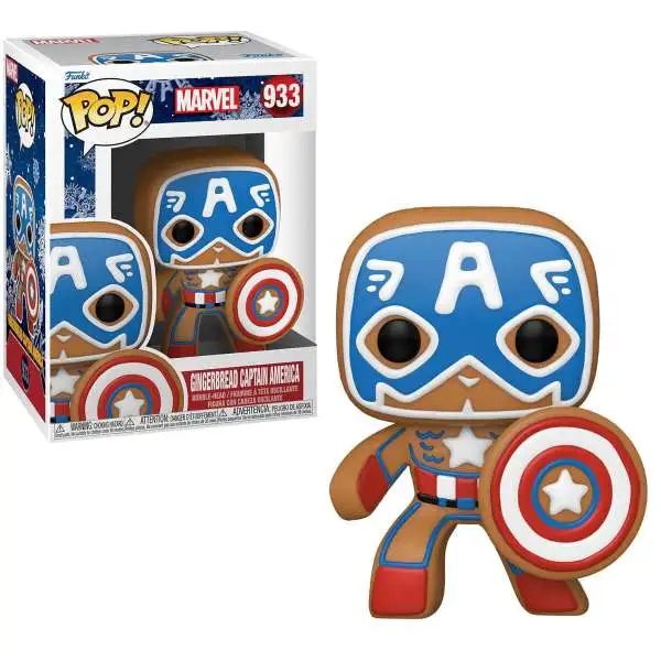 Funko Holiday POP! Marvel Captain America Vinyl Figure #933