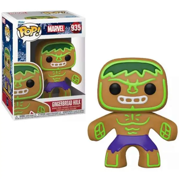 Funko Holiday POP! Marvel Gingerbread Hulk Vinyl Figure #935