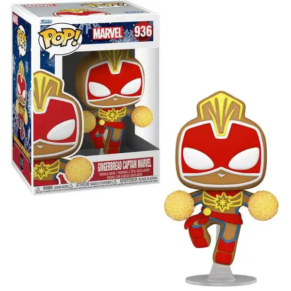 Funko Holiday POP! Marvel Captain Marvel Vinyl Figure #936 [Damaged Package]