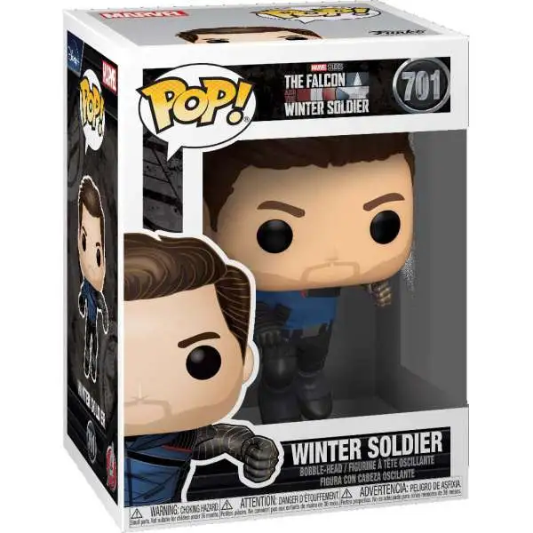 Funko The Falcon and the Winter Soldier POP! Marvel Winter Soldier Vinyl Bobble Head #701 [Damaged Package]