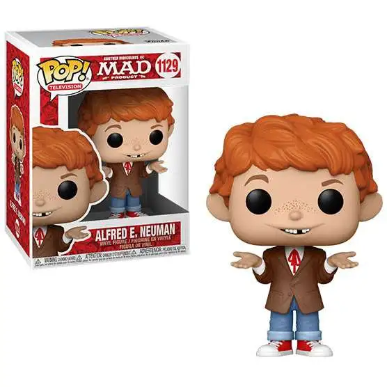 Funko MAD TV POP! Television Alfred E. Neuman Vinyl Figure #1129 [No Tongue, Regular Version]