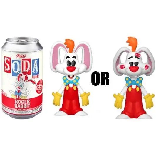Funko Vinyl Soda Roger Rabbit Limited Edition of 10,000! Figure [1 RANDOM Figure, Look For The Chase!]