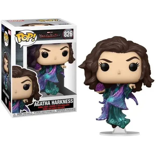 Funko WandaVision POP! Marvel Agatha Harkness Vinyl Figure #826 [Damaged Package]
