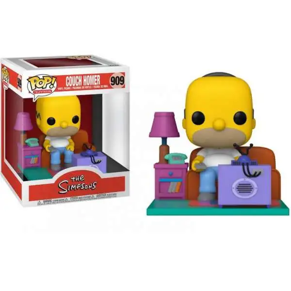 Funko The Simpsons POP! Television Couch Homer Deluxe Vinyl Figure #909