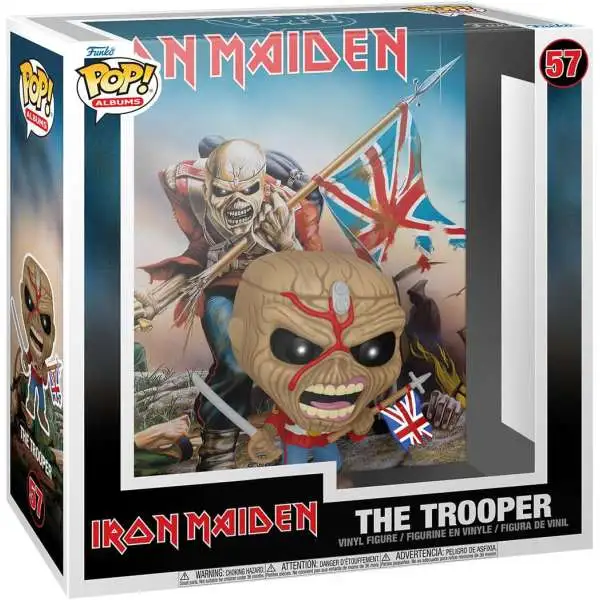 Funko Iron Maiden POP! Rock Albums The Trooper 3-D Album Cover