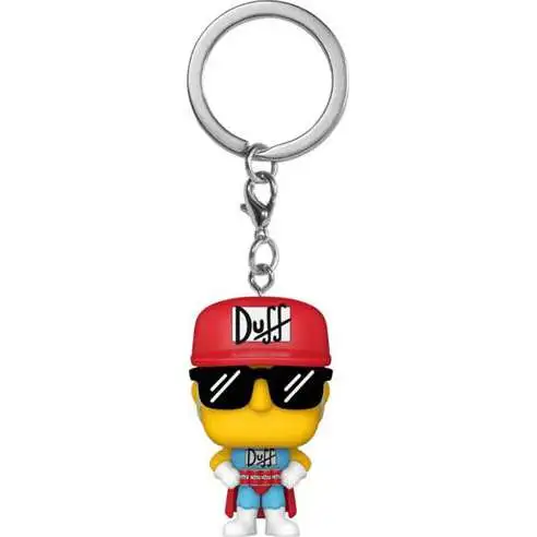 Funko The Simpsons Pocket POP! Duffman Keychain