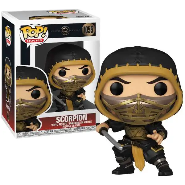 Funko Mortal Kombat POP! Movies Scorpion Vinyl Figure #1055 [Masked, Regular Version, Damaged Package]