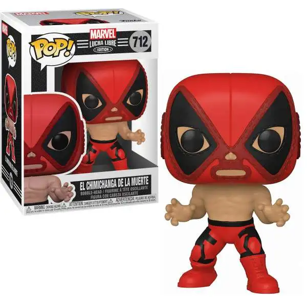 Funko Luchadores POP! Marvel El Chimicanga De La Muerte Vinyl Figure #712 [Deadpool ]