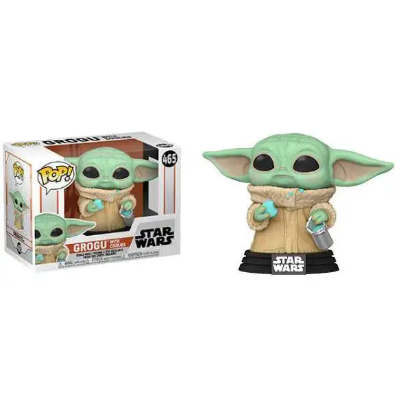 Funko Star Wars The Mandalorian Grogu (The Child) with Cookies Vinyl Figure #465