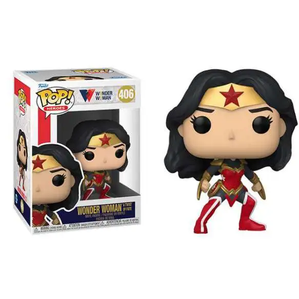 Funko DC Wonder Woman 80th Anniversary POP! Heroes Wonder Woman Vinyl Figure #406 [A Twist of Fate, Damaged Package]