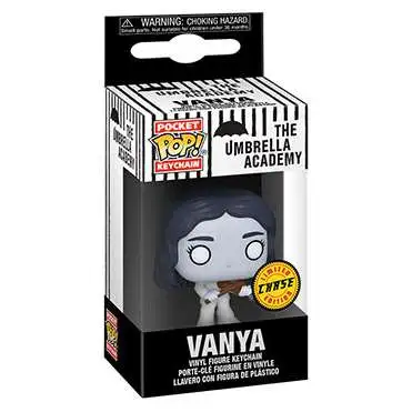 Funko Umbrella Academy Pocket POP! Vanya Keychain [Black & White, Chase Version]
